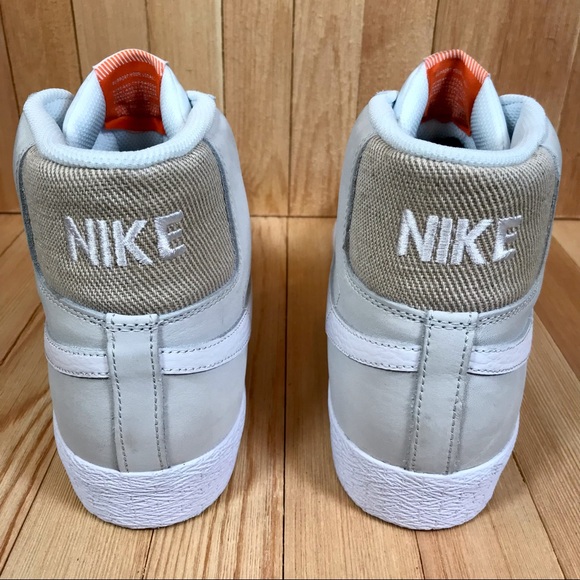 Nike SB Zoom Blazer Mid ISO Unbleached Skate Shoes - Picture 3 of 5
